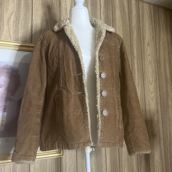 CORDUROY WOMANS COAT - Picture 1 of 16